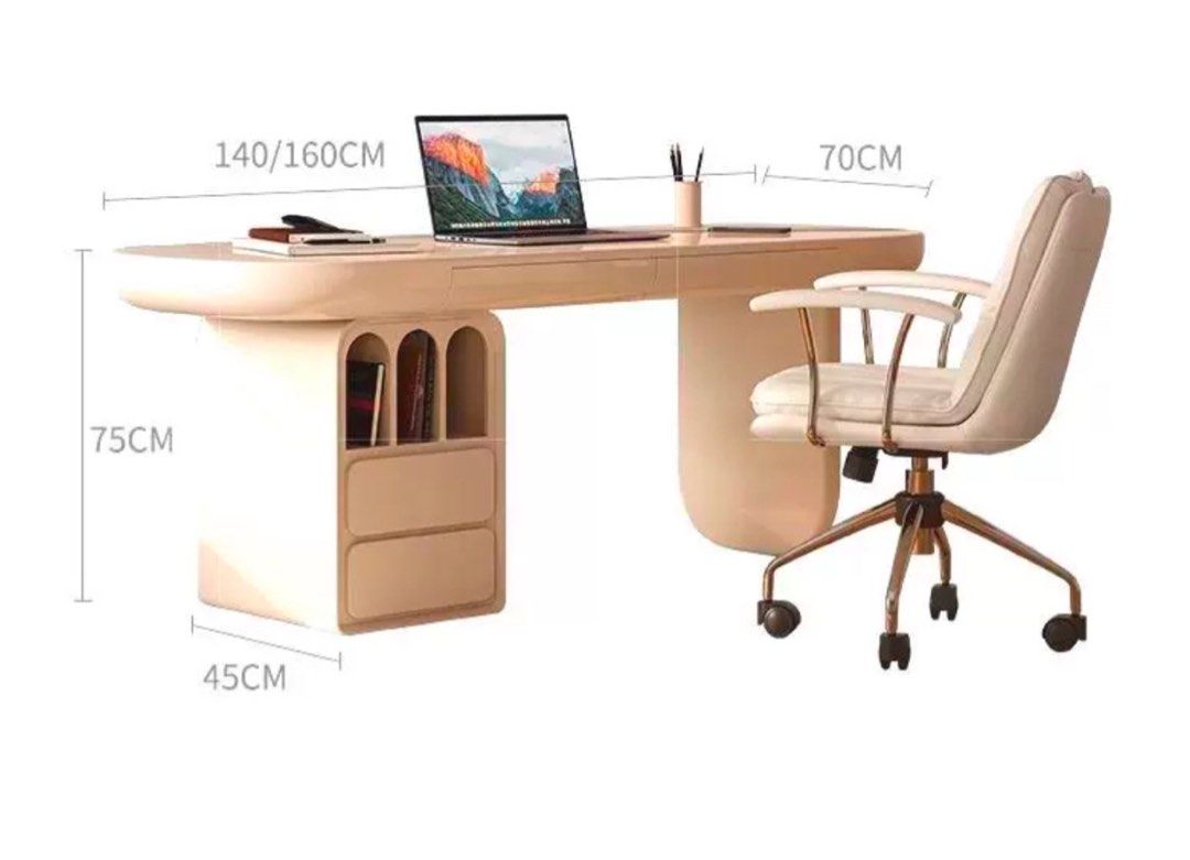 SOLOZZO Modern Study Table - Radical Homes Singapore