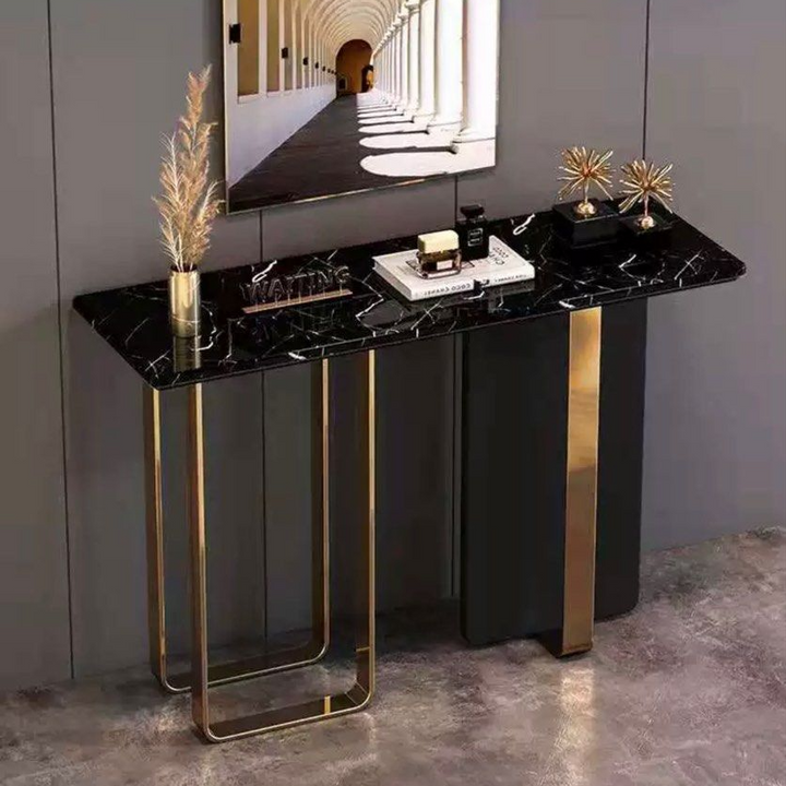 AZURIA Modern Marble Console Table - Radical Homes Singapore
