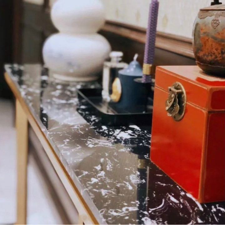 ZACCHEUS Modern Marble Console Table - Radical Homes Singapore