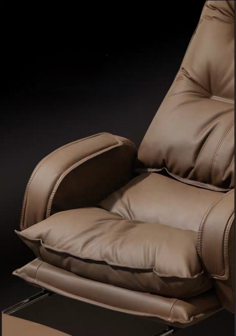 BIRGIT Modern Ergonomic Leather Office Chair - Radical Homes Singapore