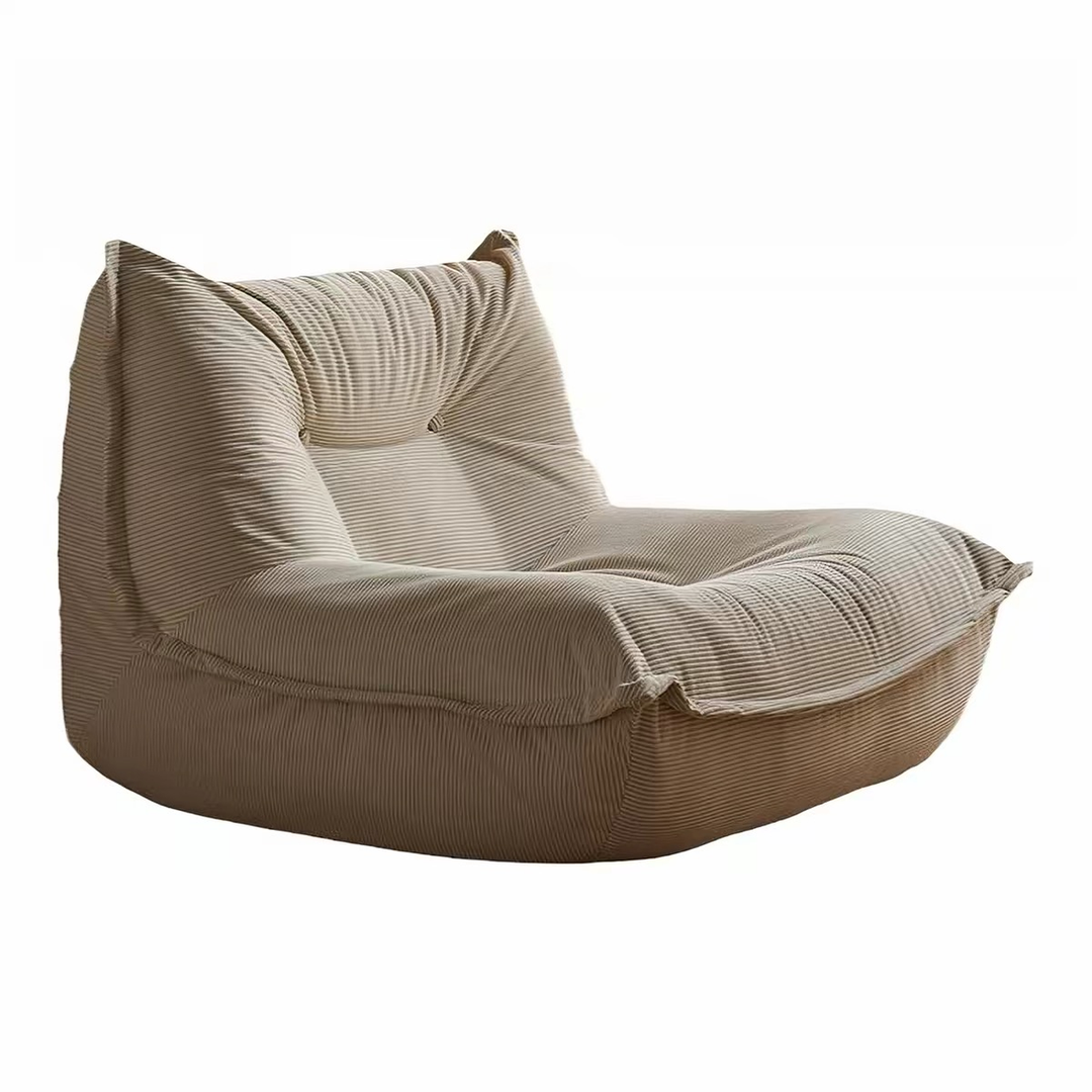 LUMO Modern Corduroy Fabric Lounge Chair