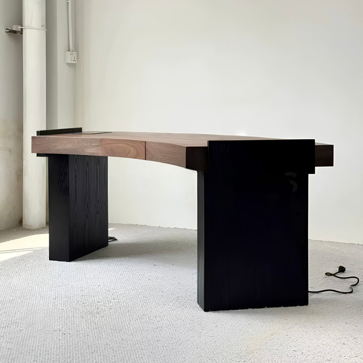 ELLSWORTH Modern Solid Wood Study Table - Cassa Haus Singapore