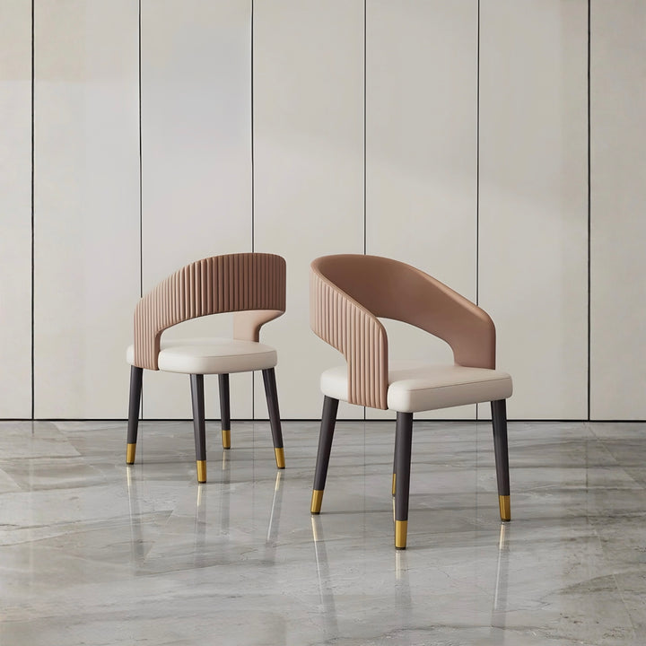 ADRIANA Modern Leather Dining Chair