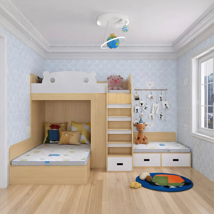 COVI Modern Double Decker Children’s Bedframe - Cassa Haus Singapore