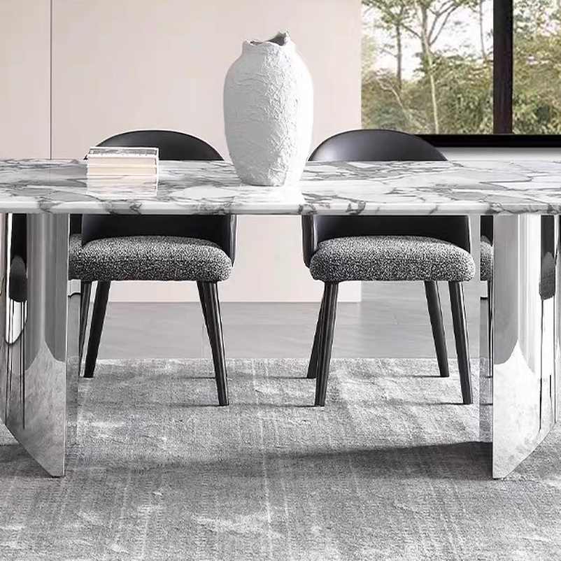 VEINSTONE Modern Marble Dining Table - Cassa Haus Singapore