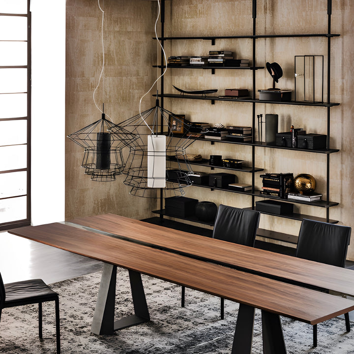 KELAN Modern Industrial Bookshelf