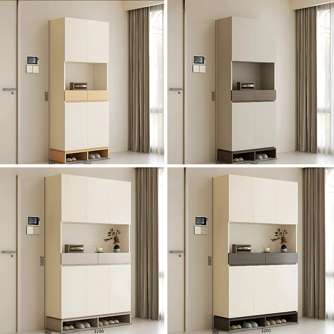 ARDEN Modern Solid Wood Shoe Cabinet - Radical Homes Singapore