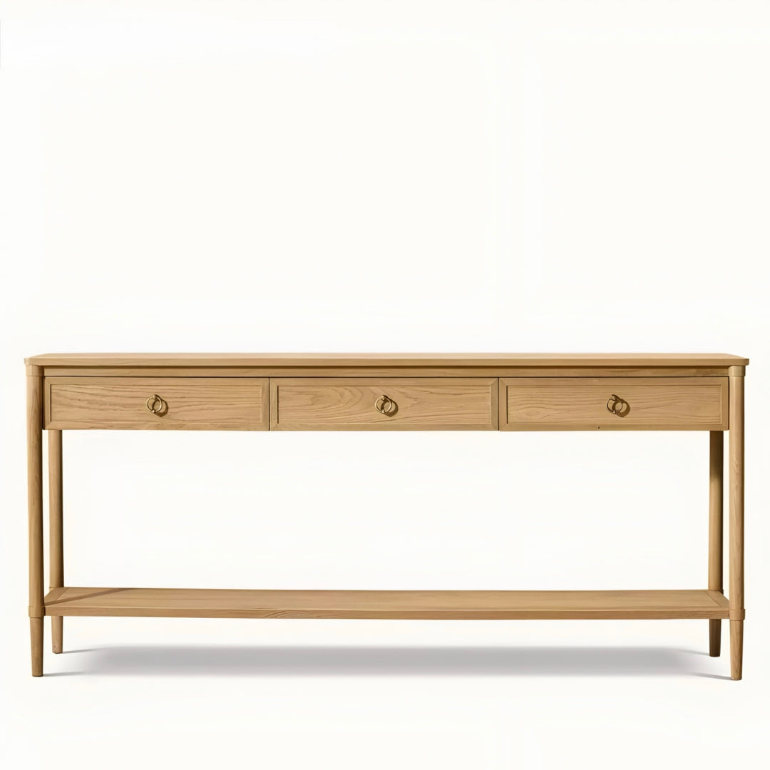 GORGA Modern Solid Wood Console Table