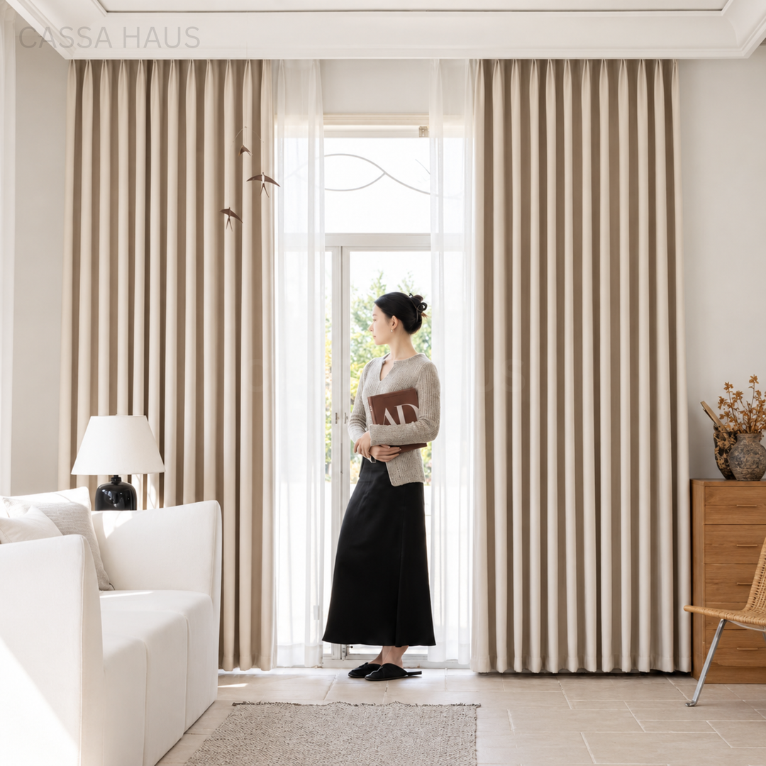 Premium Light Blocking & Antibacterial Curtains