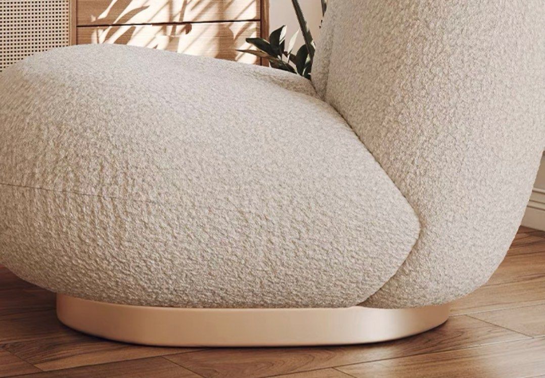MERRITT Modern Rotatable Lounge Chair - Radical Homes Singapore