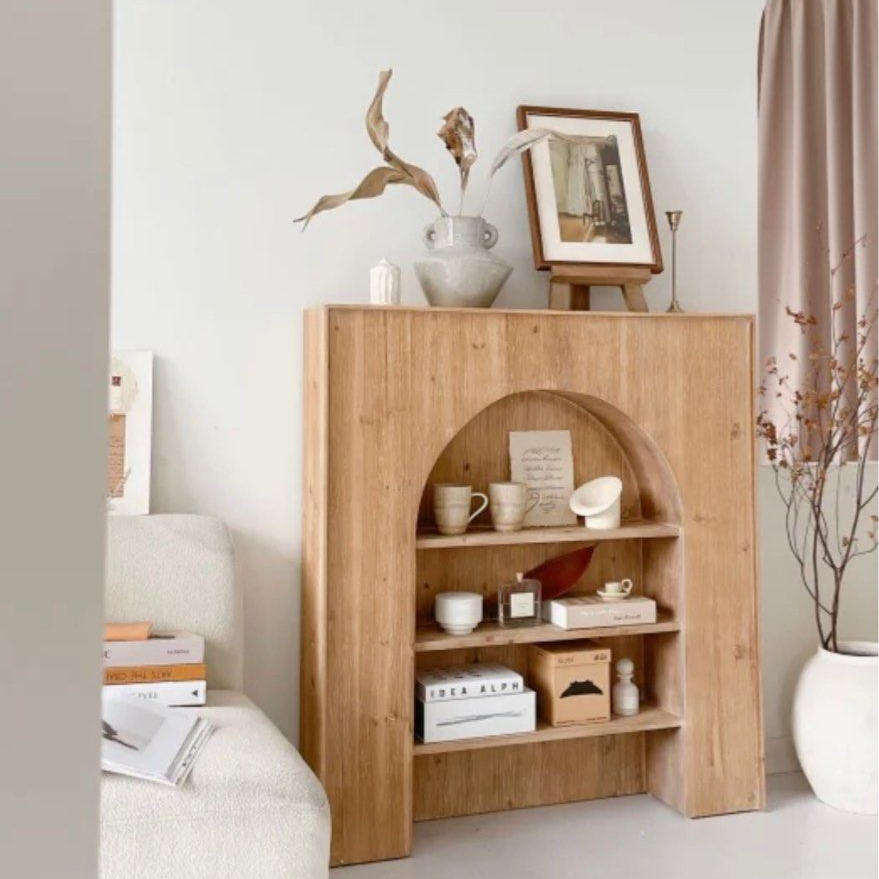 JADE Vintage Wood Shelf - Radical Homes Singapore