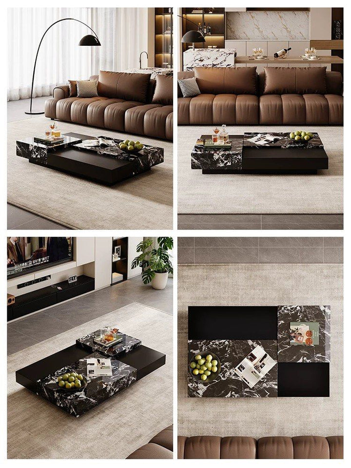 TRISTOA Modern Sintered Stone Coffee Table - Radical Homes Singapore