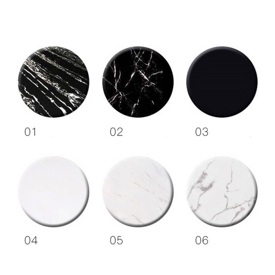 HOLYFIELD Industrial Marble Dining Table - Radical Homes Singapore