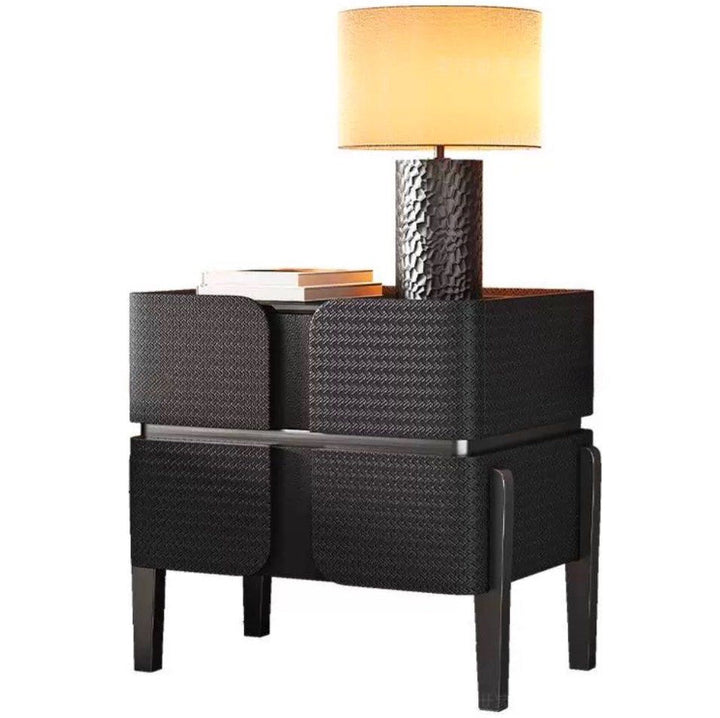 ATRIS Modern Sintered Stone Bedside Table - Radical Homes Singapore