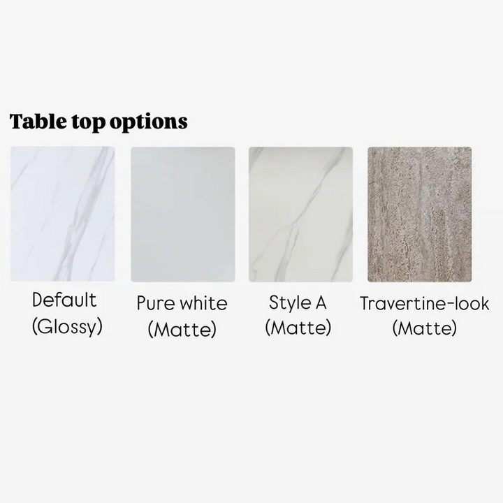 THEMIEN Modern Sintered Stone Dining Table - Radical Homes Singapore