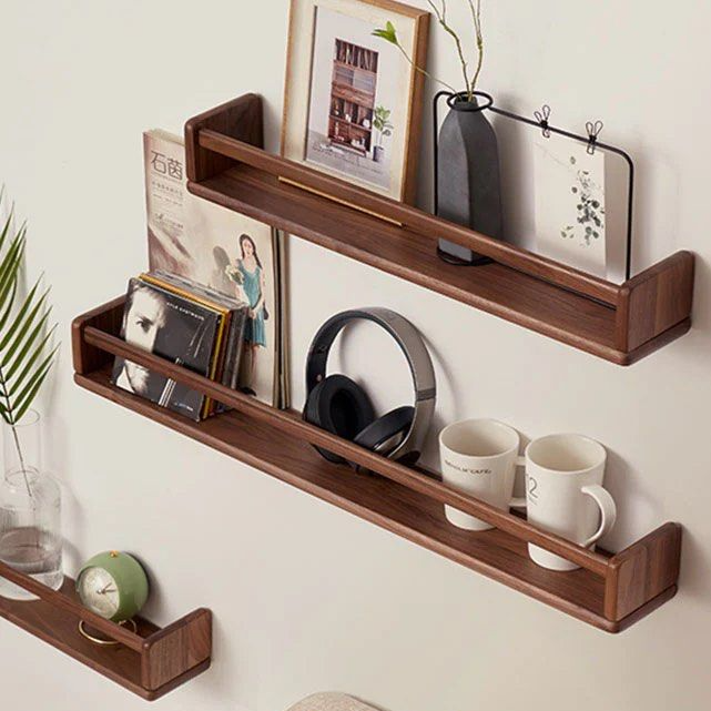 CLEITON Solid Wood Wall Shelves - Radical Homes Singapore