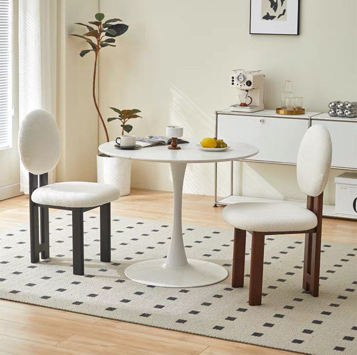 DON Mid-Century Boucle Dining Chair - Radical Homes Singapore