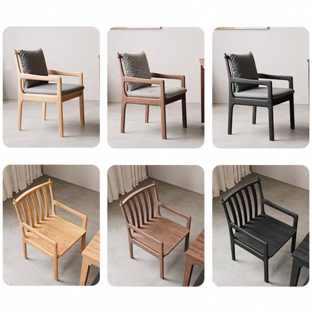 MAREIS Solid Wood Dining Armchair - Radical Homes Singapore