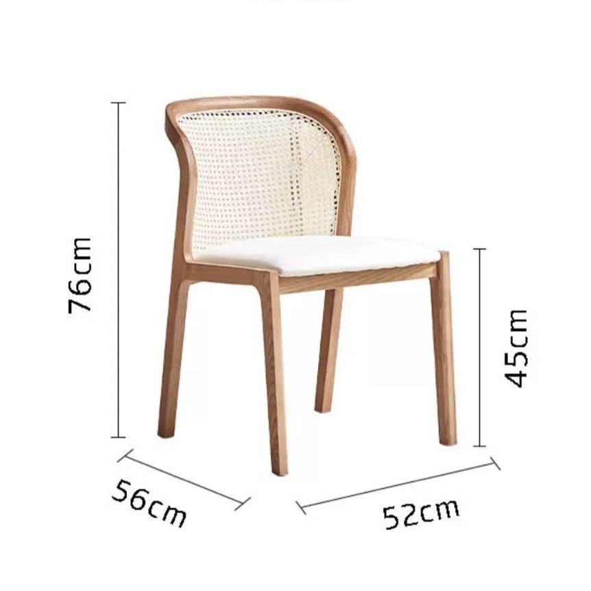 NUOVO Modern Solid Wood Dining Chair - Radical Homes Singapore
