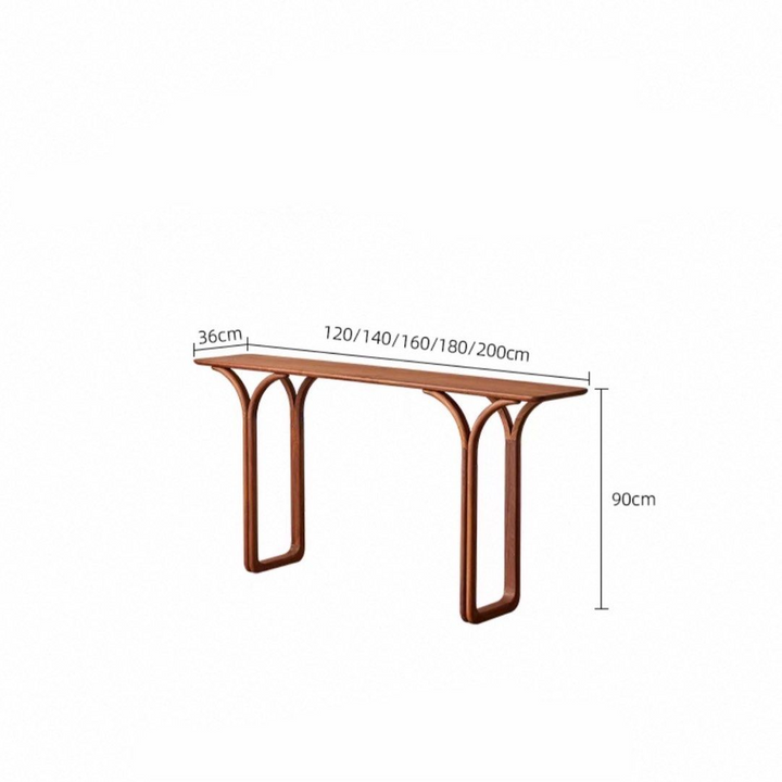 COSTIEL Modern Solid Wood Console Table - Radical Homes Singapore