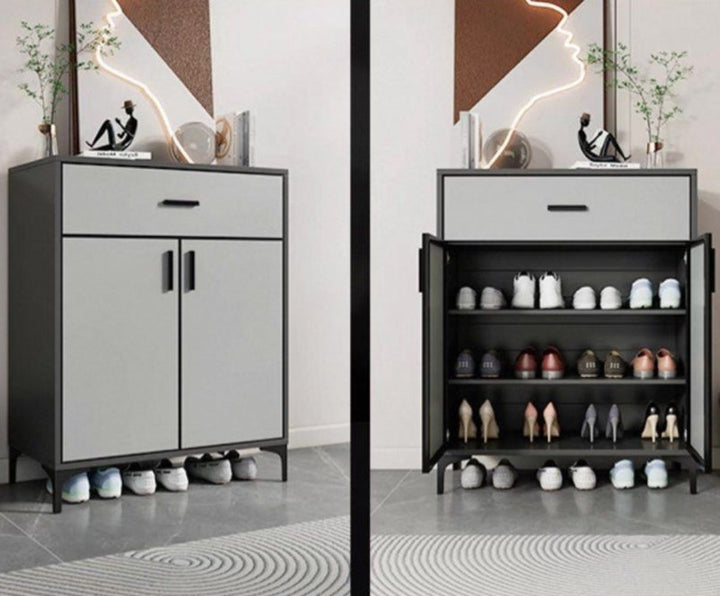 HETERA Modern Shoe Cabinet - Radical Homes Singapore