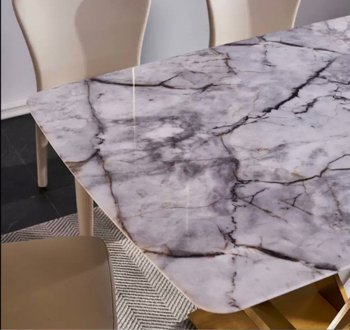 HUDSON Sintered Stone Dining Table - Radical Homes Singapore