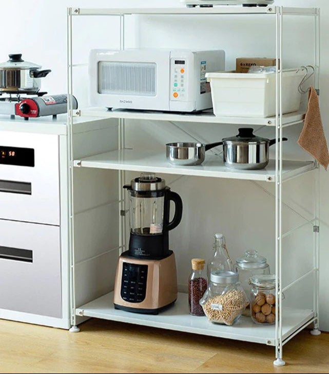BRYDEN White Metal Frame Rack - Radical Homes Singapore