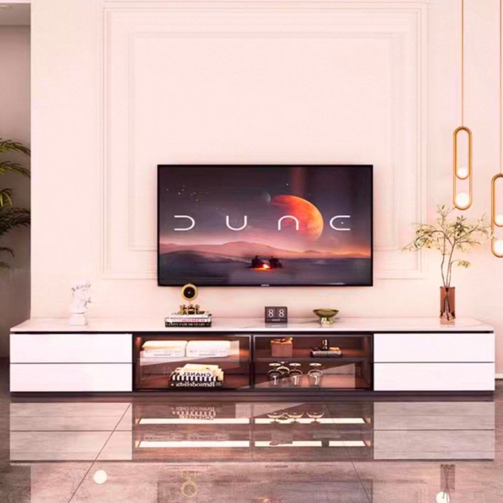SOEL Modern Sintered Stone TV Console - Radical Homes Singapore