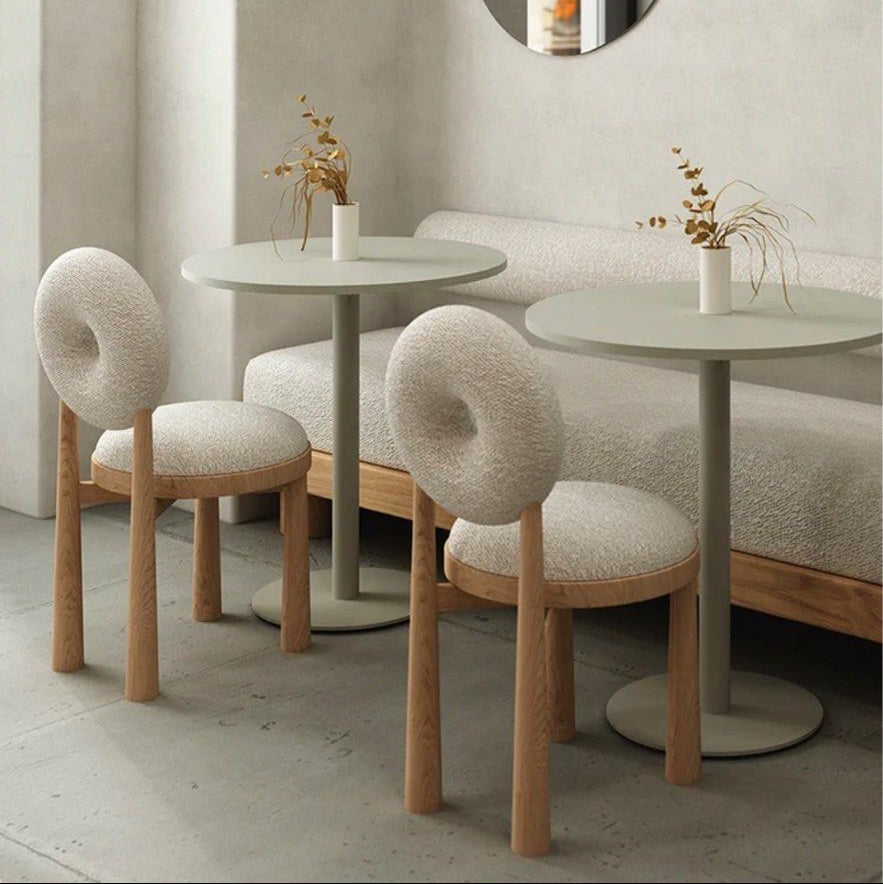 JULIEN Modern Boucle Dining Chair - Radical Homes Singapore