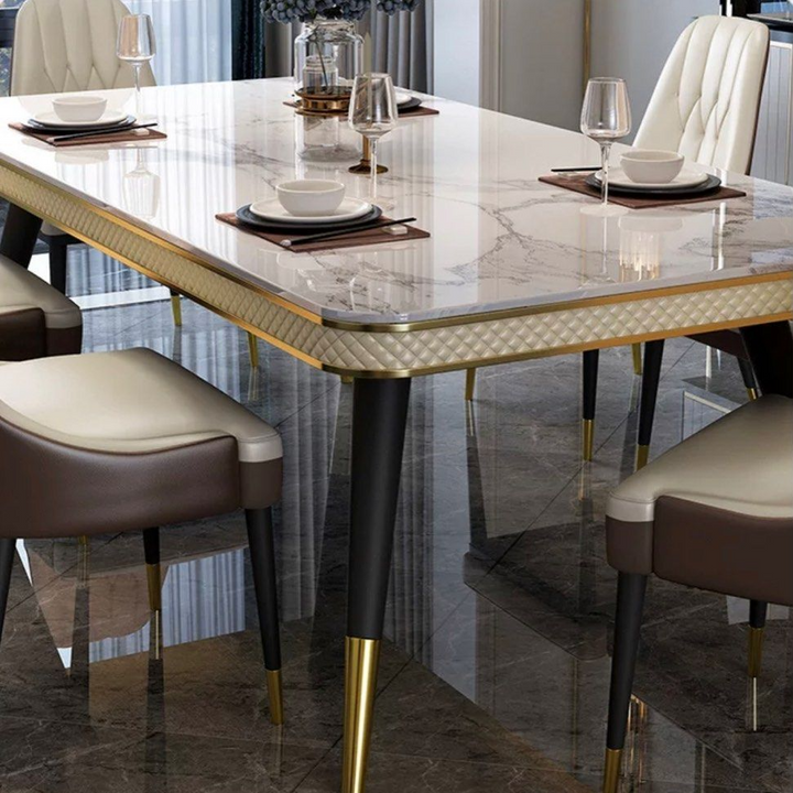 CORBETT Modern Marble Dining Table - Radical Homes Singapore