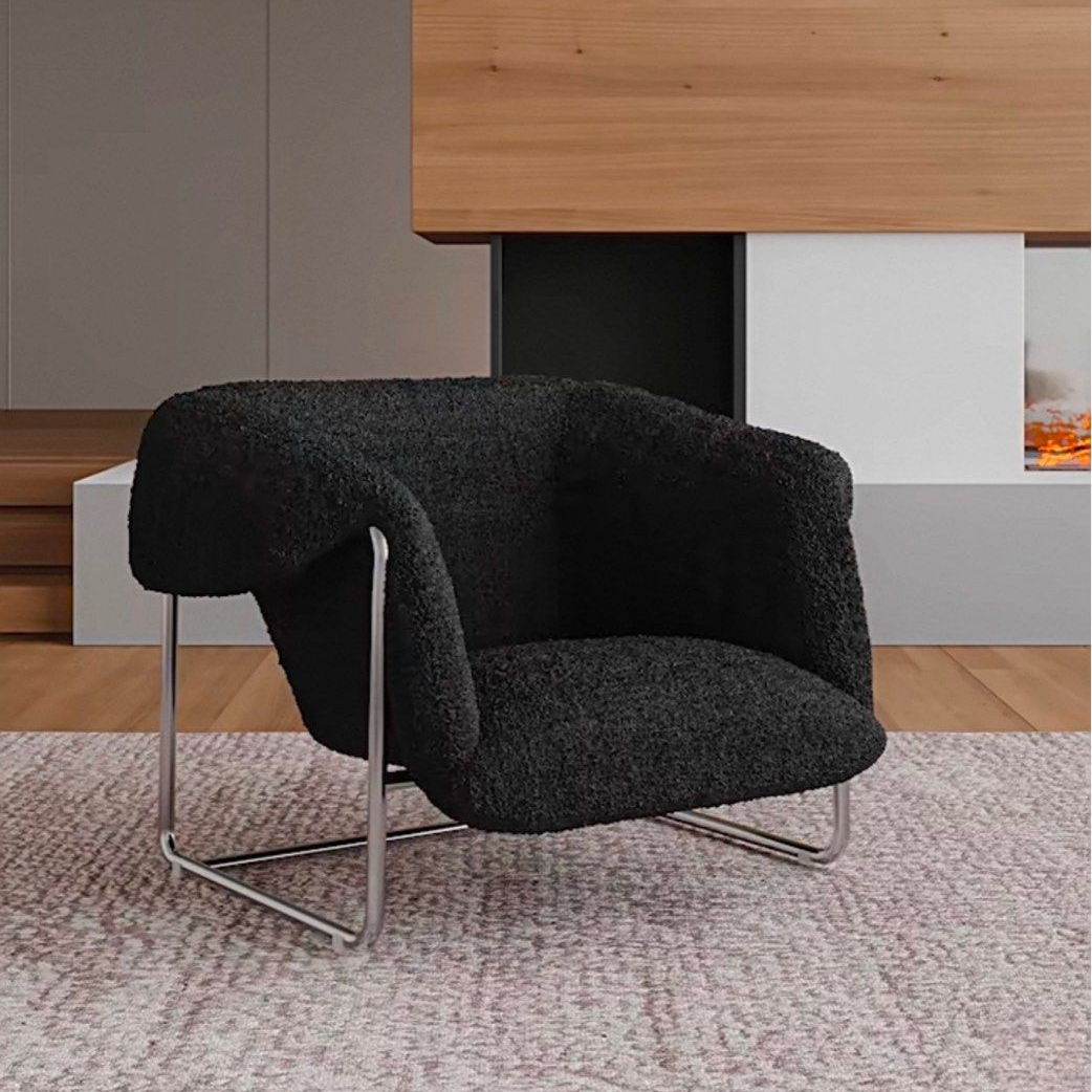OLIN Modern Boucle Lounge Chair - Cassa Haus Singapore
