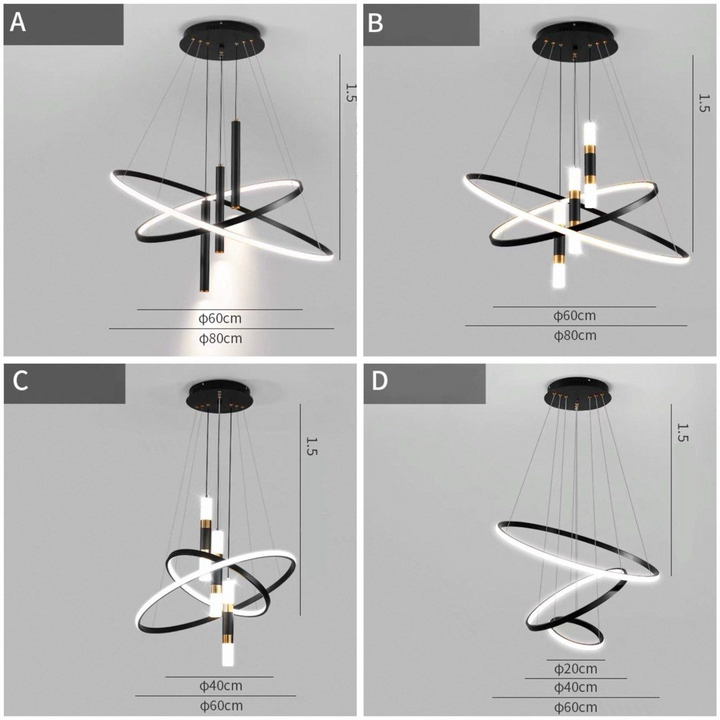 CARESCO Modern Ceiling Light - Radical Homes Singapore
