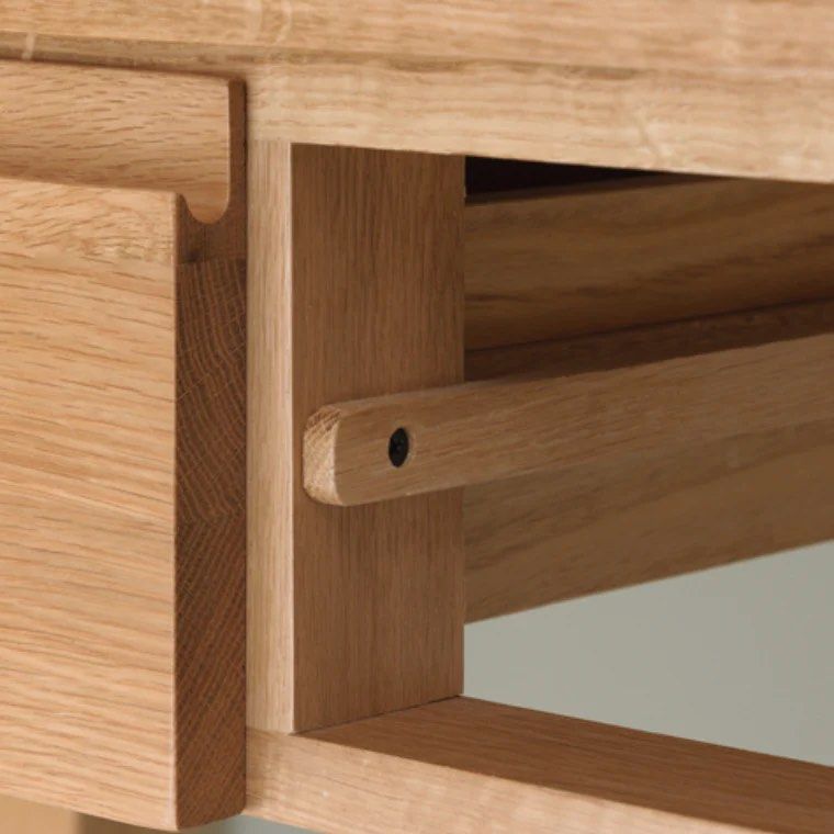 NORMAN Rustic Solid Wood Study Desk - Radical Homes Singapore