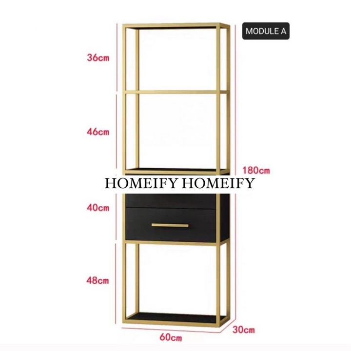 MARIZA Modern Display Shelf - Radical Homes Singapore