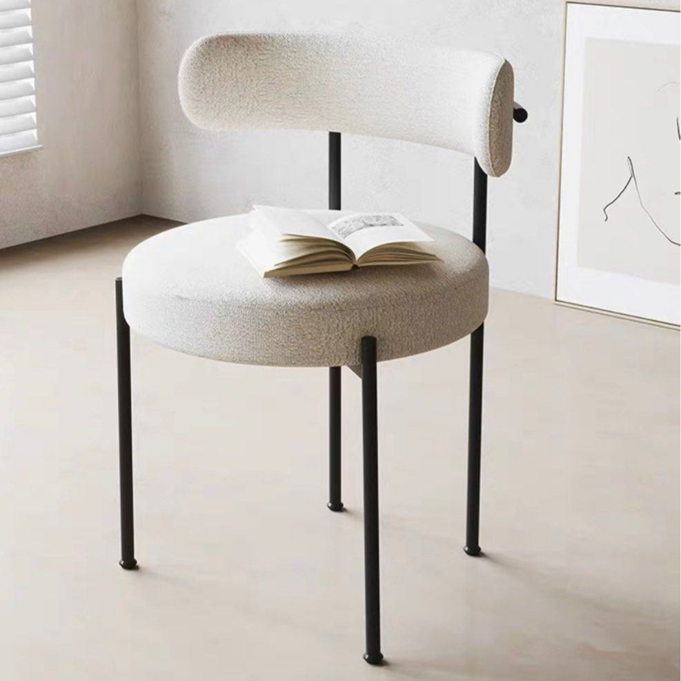 ELA Modern Boucle Dining Chair - Radical Homes Singapore