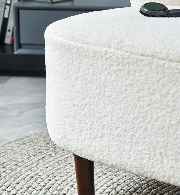 GRACIE Modern Boucle Lounge Chair - Radical Homes Singapore