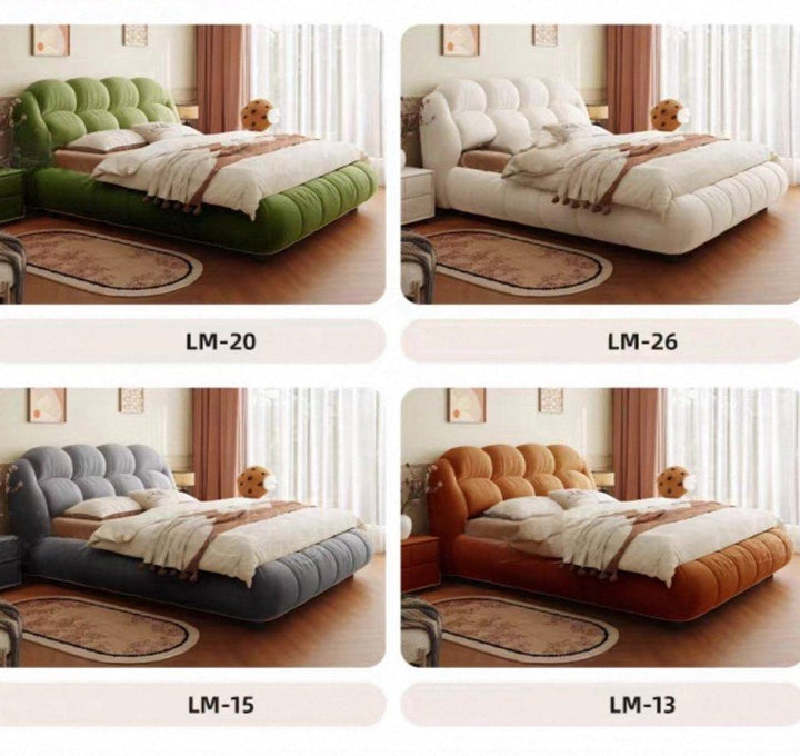POUFFY Modern Storage Bedframe - Radical Homes Singapore