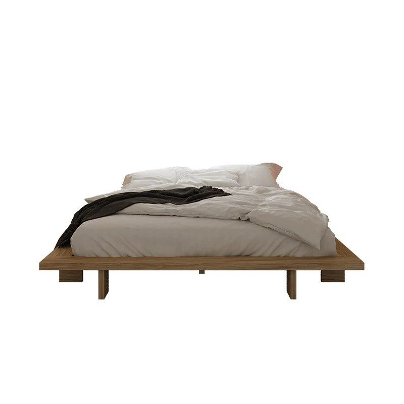 HAULE Japandi Solid Wood Platform Bedframe - Radical Homes Singapore