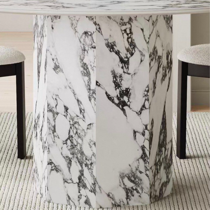 VILDA Modern Marble Dining Table - Radical Homes Singapore