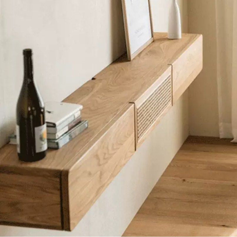 RADO Rustic Oak Floating TV Console - Radical Homes Singapore