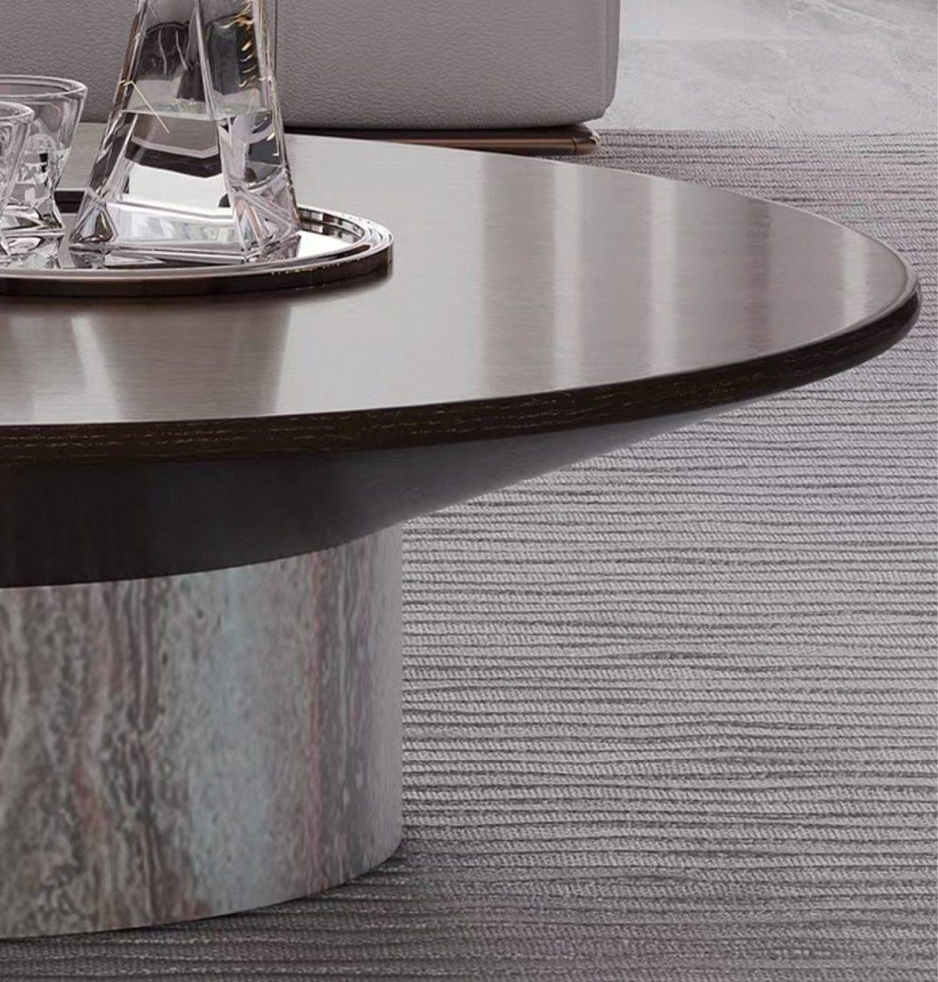 AUREVAN Modern Marble Coffee Table - Cassa Haus Singapore