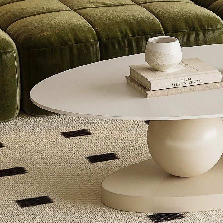 ALDO Modern Sintered Stone Coffee Table - Radical Homes Singapore