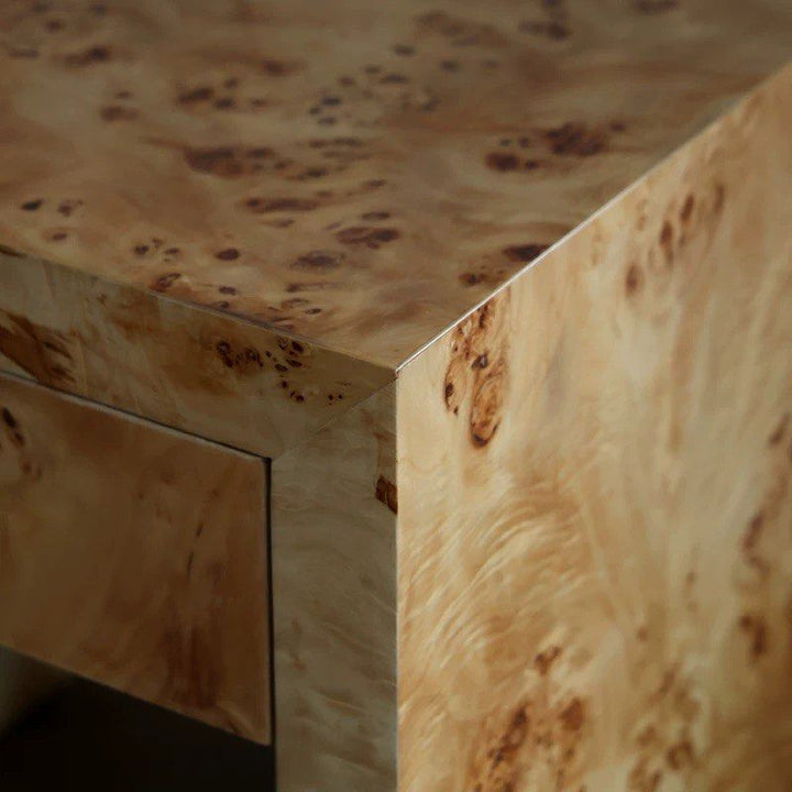 BRAYNE Wabi Sabi Solid Wood Bedside Table - Radical Homes Singapore