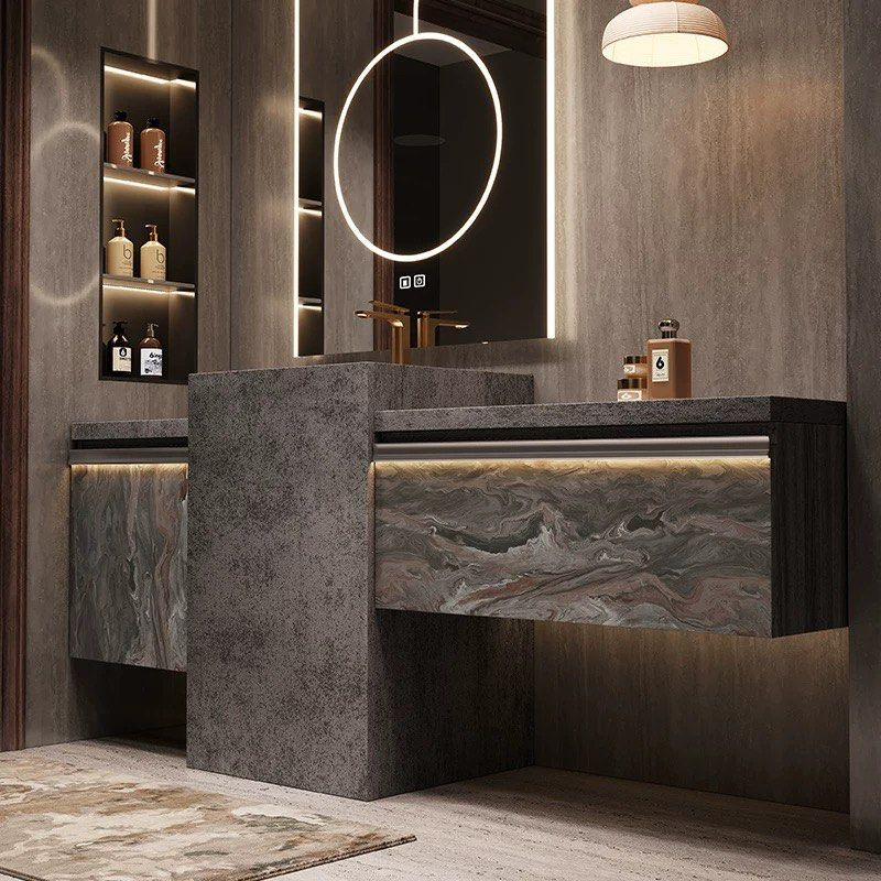 MOFE Modern Sintered Stone Vanity Sink - Radical Homes Singapore