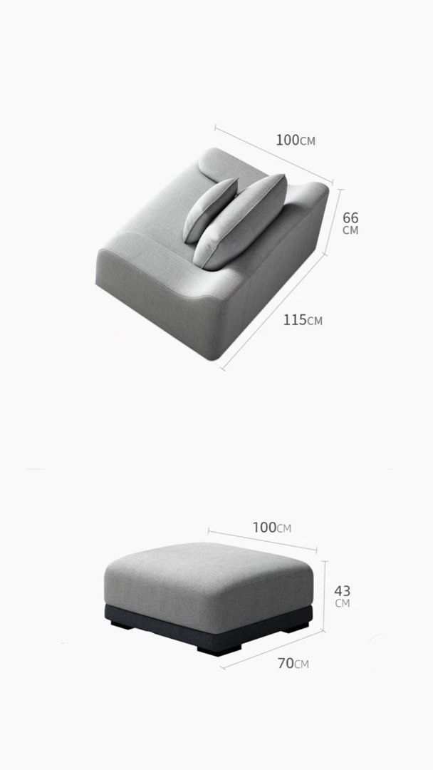 SOLANTRA Modern Fabric Sofa - Radical Homes Singapore