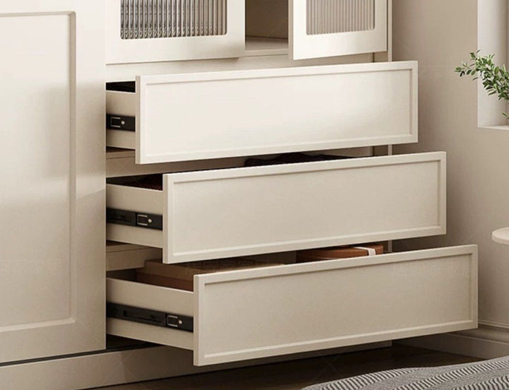 JENNIE Modern Cream Wardrobe - Radical Homes Singapore