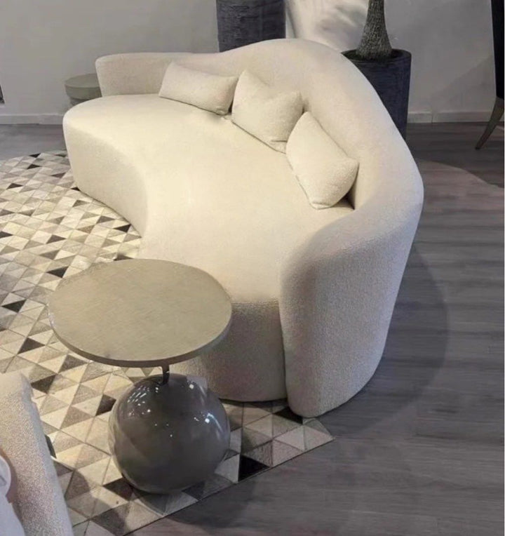 OLEANDER Performance Boucle Curve Sofa - Radical Homes Singapore