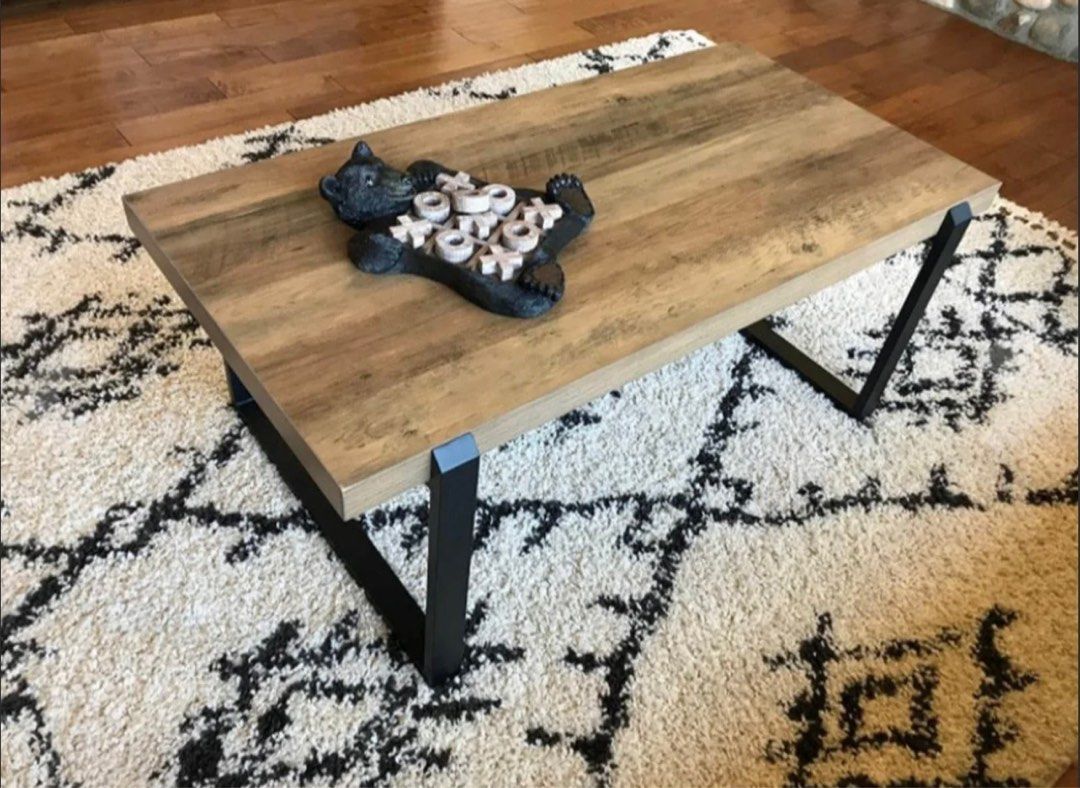 TRAVIS Wood Coffee Table - Radical Homes Singapore