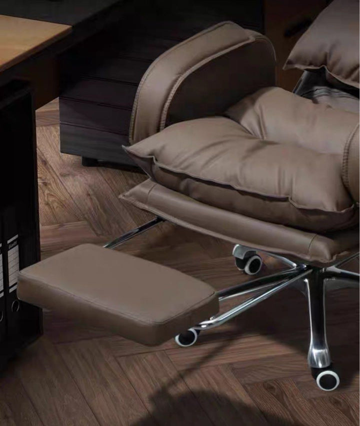 BIRGIT Modern Ergonomic Leather Office Chair - Radical Homes Singapore