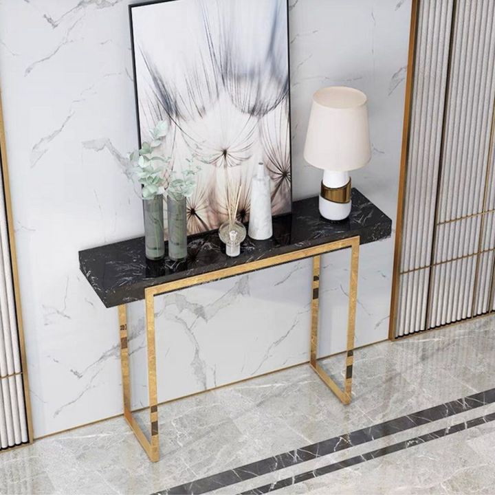 LUDWIG Modern Marble Console Table - Radical Homes Singapore